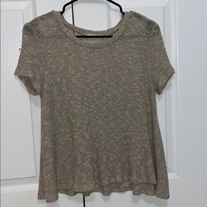 Nordstrom lush knit short sleeve sweater top